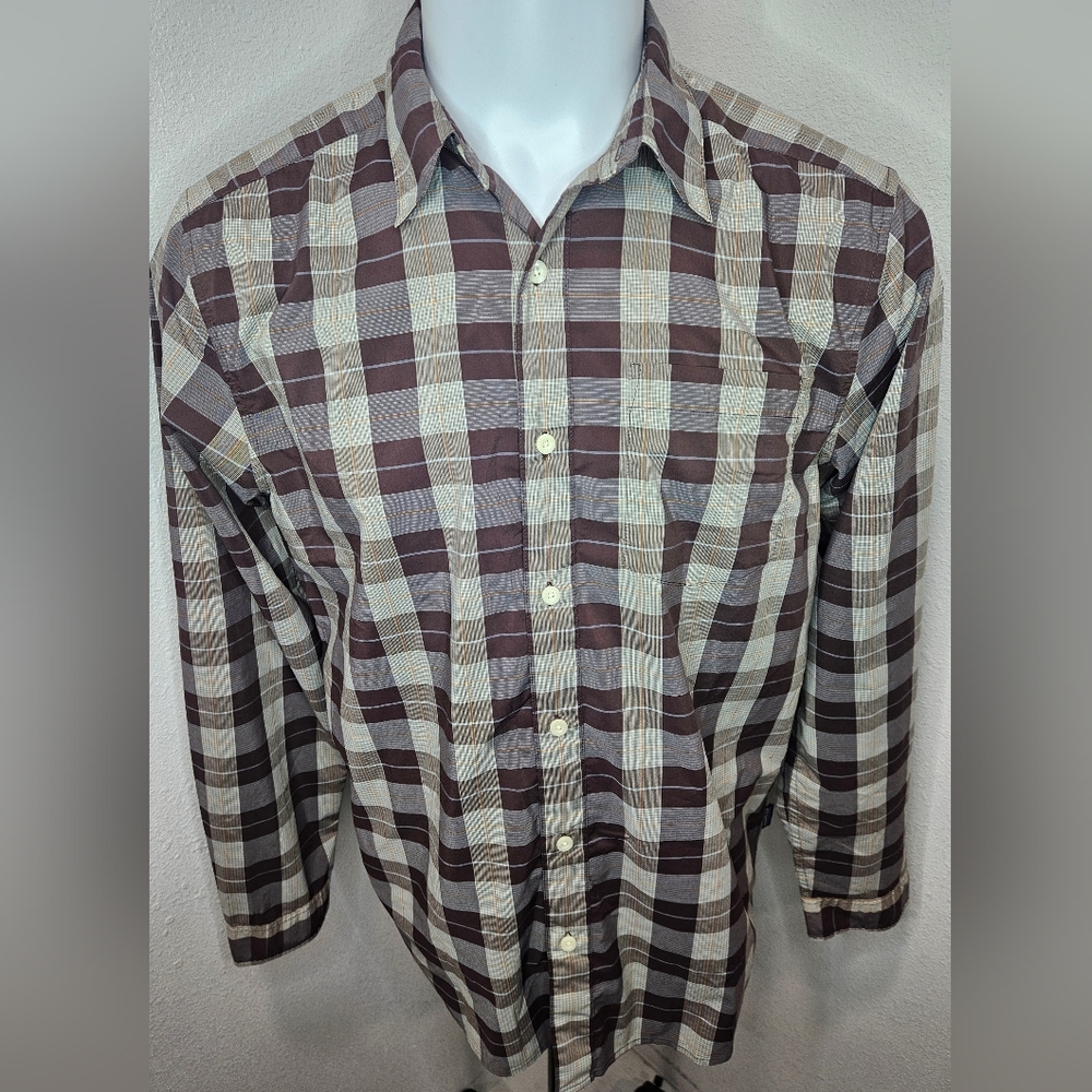 Patagonia Brown Plaid Men's Medium